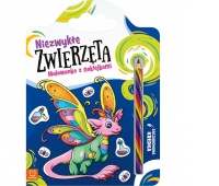 Niezwykłe zwierzęta. Malowanka z naklejkami. Zacza