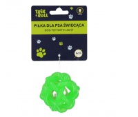 ZABAWKA DLA PSA PIŁKA ŚWIATŁO ZIEL.6CM TRIK B/C, Akcesoria dla zwierząt, Zabawki
