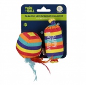 ZAB DLA KOTA URODZINOWA 2SZT 10CM/13CM TRIK 48, Akcesoria dla zwierząt, Zabawki