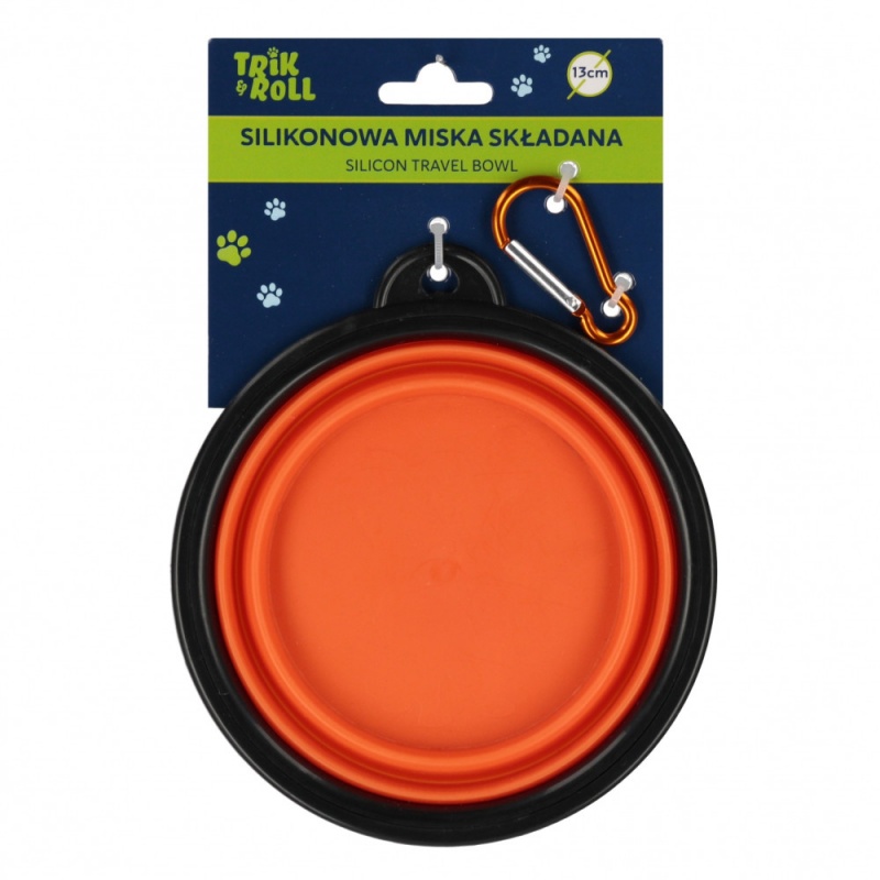 MISKA DLA ZWIERZ SKLAD SILIK POM 13CM TRIK BC 48, Akcesoria dla zwierząt, Zabawki