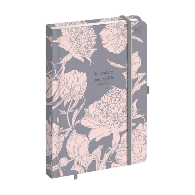 Kalendarz nauczyciela B5 192 Peony, Tygodniowe, Kalendarze