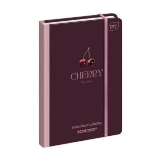 Kalendarz szkolny A6 192 TO Cherry, Tygodniowe, Kalendarze