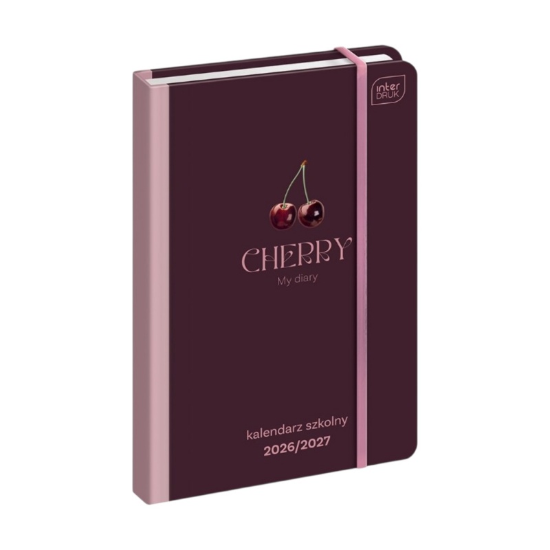 Kalendarz szkolny A6 192 TO Cherry, Tygodniowe, Kalendarze