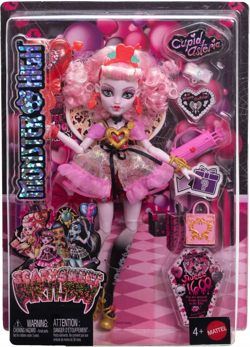 LALKA MONSTER HIGH CUPID ASTERIA, Lalki, Zabawki
