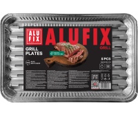 Grill plates ALUFIX Fix-Grill, aluminum, rectangular, 5 pcs
