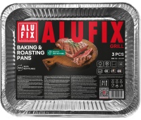 Baking and frying trays ALUFIX Fix-Grill, aluminum, large, 3 pcs