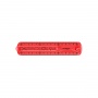 Ruler KEYROAD Tatoo, 15cm, flexible, hanger, assorted colors