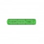 Ruler KEYROAD Tatoo, 15cm, flexible, hanger, assorted colors