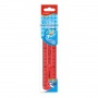 Ruler KEYROAD Tatoo, 15cm, flexible, hanger, assorted colors