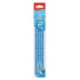 Ruler KEYROAD Tatoo, 20cm, flexible, hanger, assorted colors