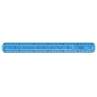Ruler KEYROAD Tatoo, 30cm, flexible, hanger, assorted colors