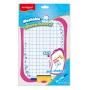 Dry-erase board KEYROAD, marker and sponge free, A4, assorted colors