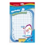 Dry-erase board KEYROAD, marker and sponge free, A4, assorted colors