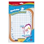 Dry-erase board KEYROAD, marker and sponge free, A4, assorted colors