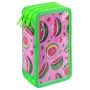 Pi&oacute;rnik szkolny GIMBOO, z wyposażeniem, 3 komory, Watermelon, zielony, Pi&oacute;rniki, Artykuły szkolne