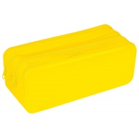 Pi&oacute;rnik silikonowy czterokomorowy GIMBOO, 200x80x75mm, ż&oacute;łty, Pi&oacute;rniki, Artykuły szkolne