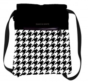 WORKO-PLECAK BLACK&WHITE PEPITKA
