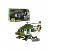 HELIKOPTER WOJSKOWY ŚW./DŹW. W PUDEŁKU, Pojazdy, Zabawki