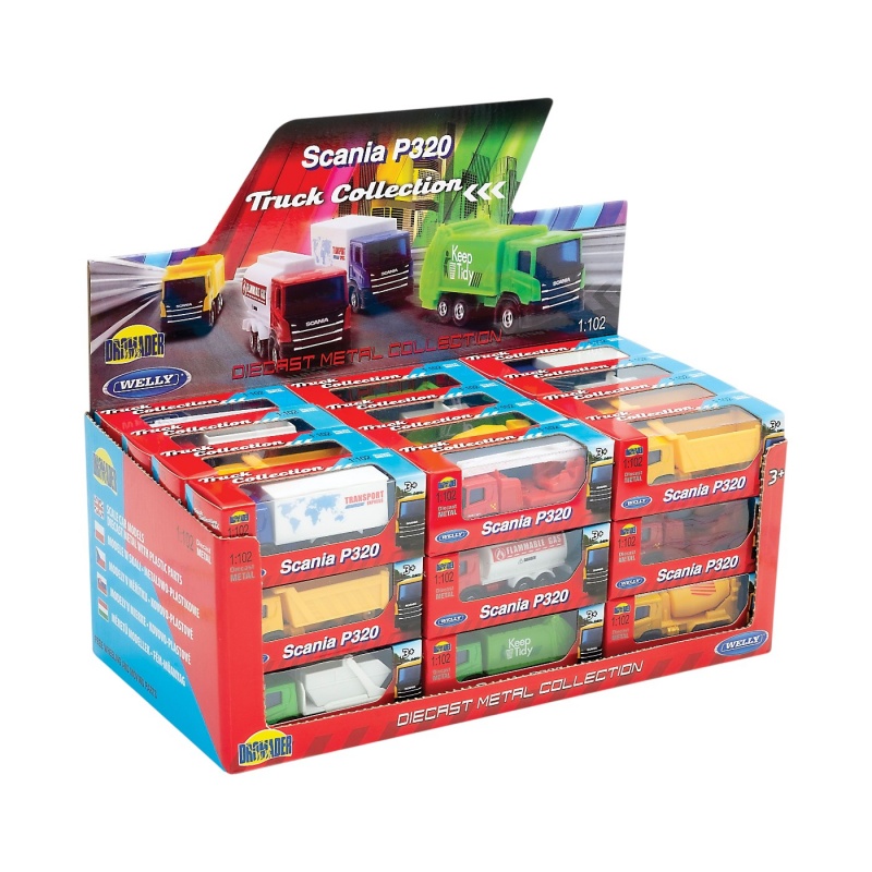 WELLY-TRUCK SCANIA 1:102-mix, Pojazdy, Zabawki