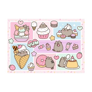Puzzle 1000 - Słodki Pusheen, 1000 element&oacute;w, Puzzle