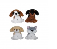 PIES 20 CM 4 ASST P3417 174116, Maskotki, Zabawki