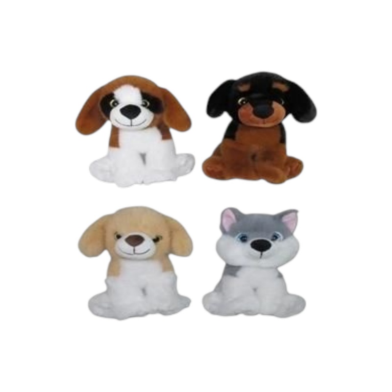PIES 20 CM 4 ASST P3417 174116, Maskotki, Zabawki