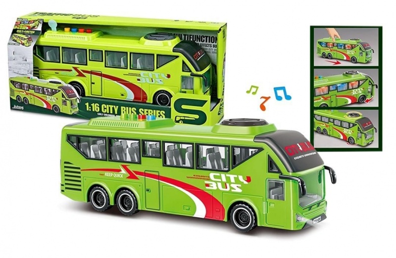 AUTOBUS MIEJSKI Z DŹWIĘKIEM I ŚWIATŁEM, Pojazdy, Zabawki