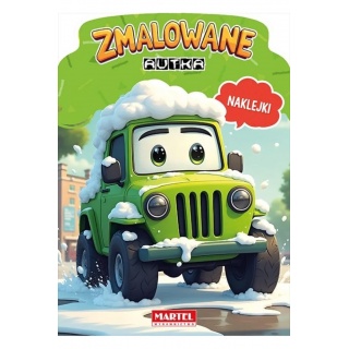 Zmalowane autka z naklejkami, Edukacyjne, Książeczki