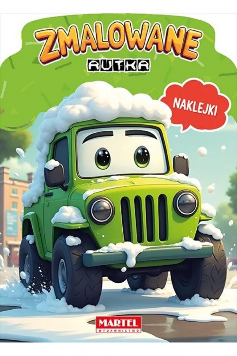 Zmalowane autka z naklejkami, Edukacyjne, Książeczki