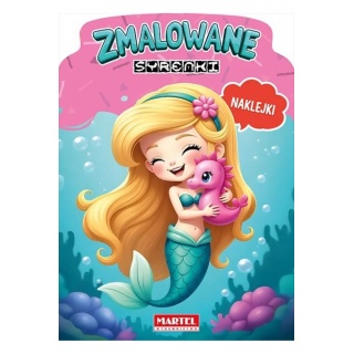 Zmalowane dinusie z naklejkami, Kolorowanki, Książeczki