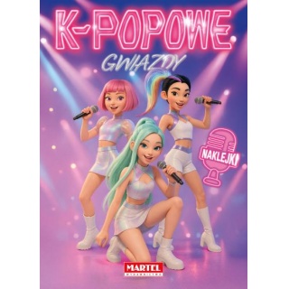 K-popowe Gwiazdy z naklejkami, Kolorowanki, Książeczki