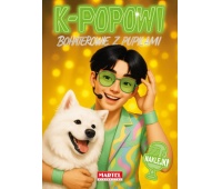K-popowi Bohaterowie z pupilami z naklejkami
