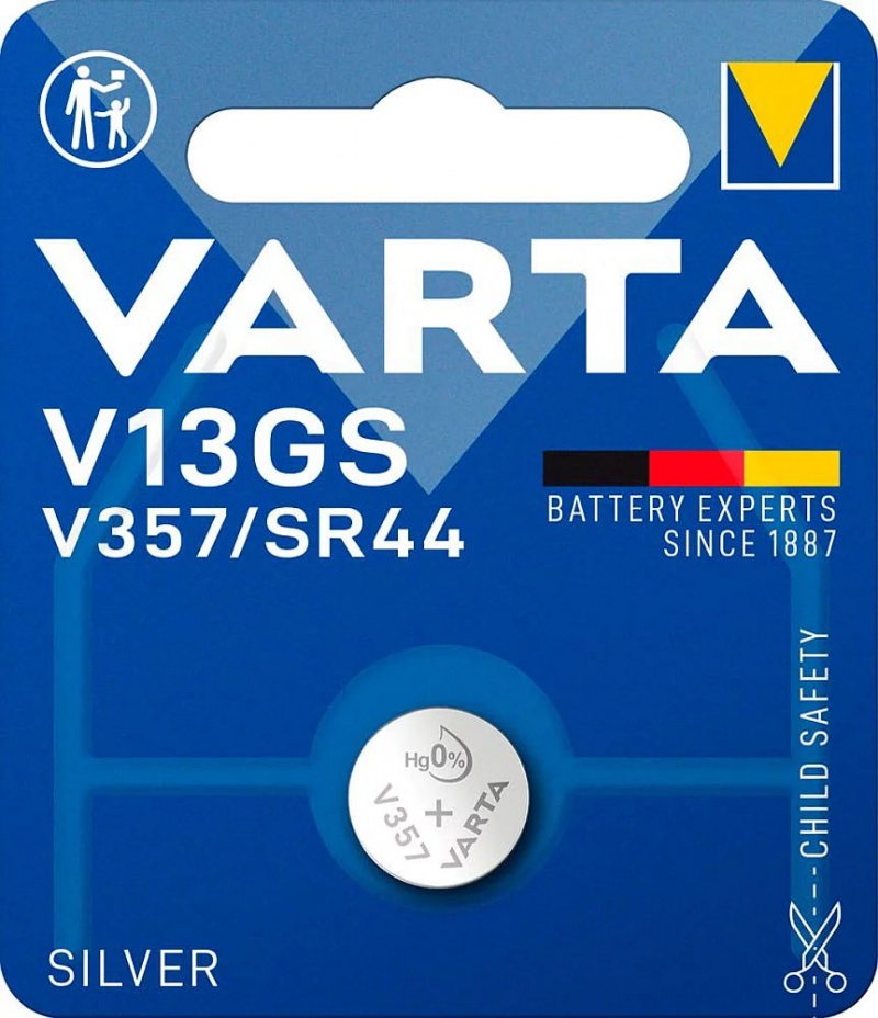 BATERIA VARTA V357,SR44, Baterie, akumulatory i ładowarki, Urządzenia biurowe