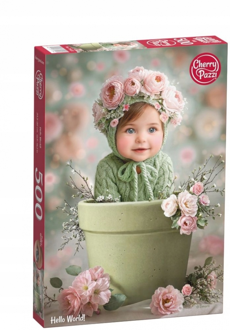 PUZZLE 500 CHERRYPAZZI HELLO WORLD 20432, 500 element&oacute;w, Puzzle