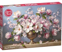 PUZZLE 1000 CHERRYPAZZI MAGNOLIA ELEGANCE 31599, 1000 element&oacute;w, Puzzle