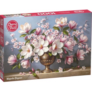 PUZZLE 1000 CHERRYPAZZI MAGNOLIA ELEGANCE 31599, 1000 element&oacute;w, Puzzle