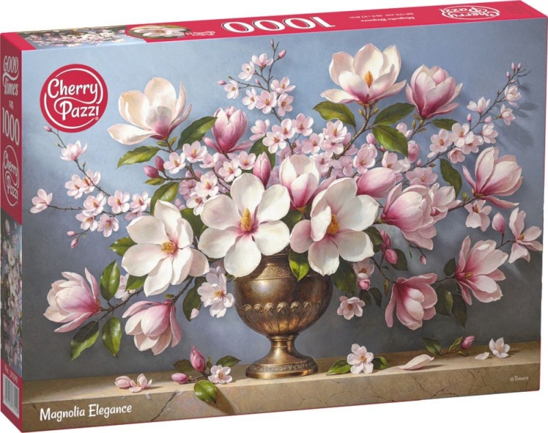 PUZZLE 1000 CHERRYPAZZI MAGNOLIA ELEGANCE 31599, 1000 element&oacute;w, Puzzle