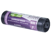 Waste bags DONAU EXPERT, classic, LDPE, 60l, 10 pcs., black