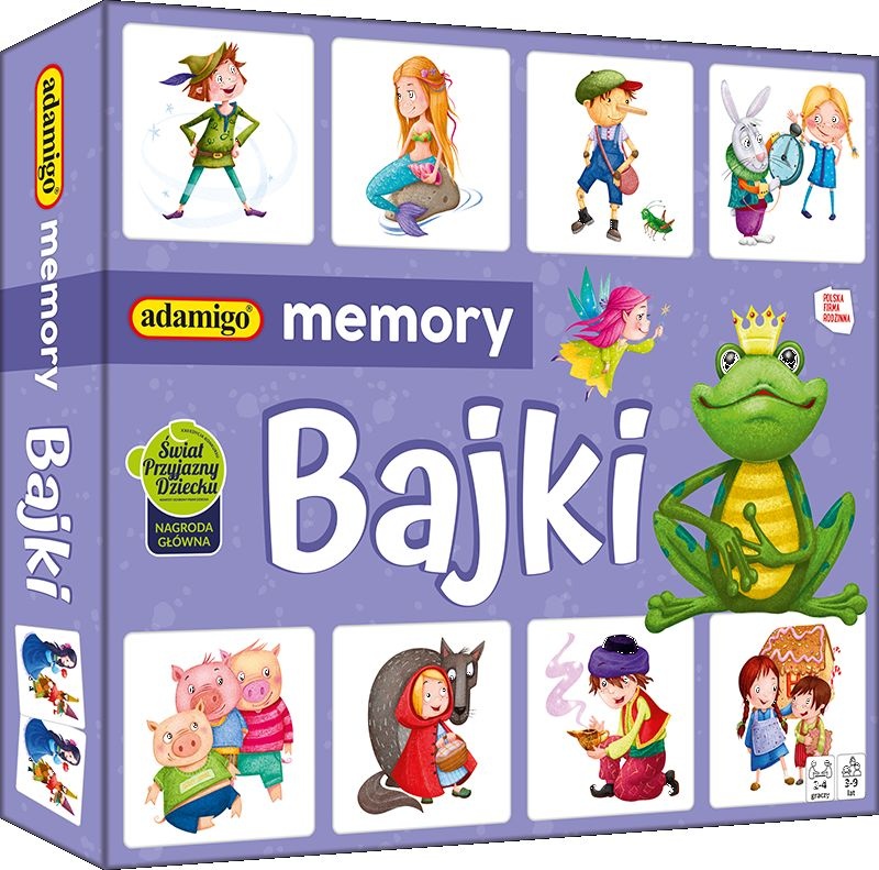 BAJKI - adamigo memory !!, Domino i memos, Gry