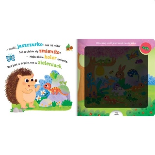 Poszukaj zwierzątek na łące. Książka z latarką, Edukacyjne, Książeczki