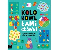 Kolorowe łamigł&oacute;wki. Zadania logiczne 8+
