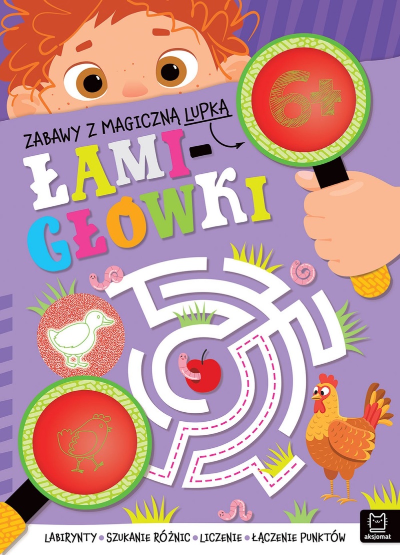 Zabawy z magiczną lupką. ŁAMIGŁ&Oacute;WKI 6+, Edukacyjne, Książeczki