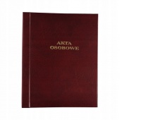 TECZKA DO AKT OSOBOWYCH BORDOWA, Akta osobowe, Organizacja dokument&oacute;w