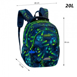 Plecak ASTRABAG FOOTBALL, AB330, Plecaki, Tekstylia