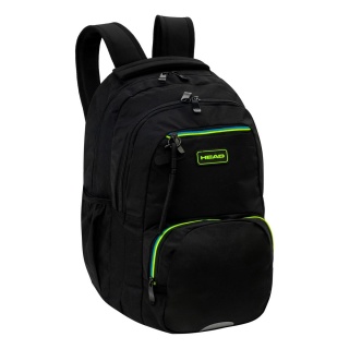 Plecak HEAD BLACK GREEN/BLUE, AB200, Plecaki, Tekstylia
