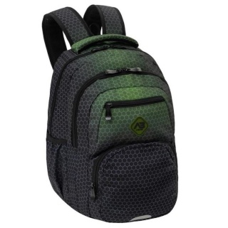Plecak ABAG HEXAGON GREEN OMBRE, AB200, Plecaki, Tekstylia