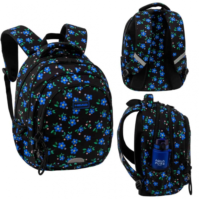 Plecak HEAD BLUE FLOWERS, AY300, Plecaki, Tekstylia