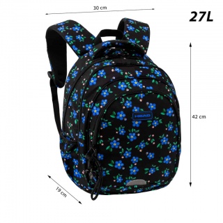 Plecak HEAD BLUE FLOWERS, AY300, Plecaki, Tekstylia