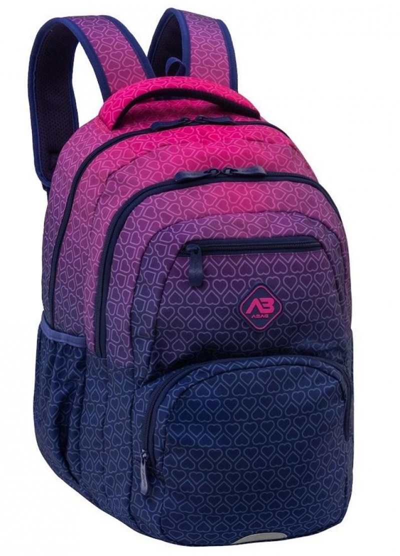 Plecak ABAG HEXAGON PINK OMBRE, AB200, Plecaki, Tekstylia