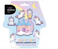 KARTECZKI SAMOPRZYLEPNE MAGICZNY DOMEK KIDEA, Karteczki samoprzylepne, Galanteria papiernicza